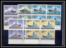 Russie (Russia Urss USSR) - 130a - N°4945 / 4949 Bloc 4 Bateau (ship Ships) DE LA SECONDE GUERRE MONDIALE - Schiffe