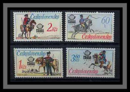 067 Tchécoslovaquie (Czechoslovakia) N°2213 / 2216 PRAHA 78 UNIFORMES MILITAIRES COTE 4.5 - Unused Stamps