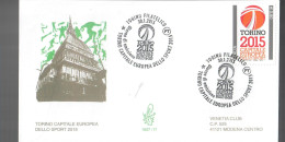 ITALIA 2015 FDC VENETIA N. 1837 TORINO CAPITALE EUROPEA - FDC