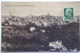 Perugia - Panorama Da Monte Moreino - CPA 1934 - Perugia