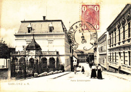 CPA  Gablonz Partie Schutzengasse (animée)  A 191 - Czech Republic
