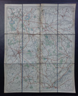 Topografische En Militaire Kaart STAFKAART KONTICH Waarloos Duffel Lint Hove Boechout Vremde Luithagen Oude God Mortsel - Topographical Maps