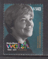 2021 Argentina Walsh Music Literature Complete Set Of 1 MNH - Nuovi
