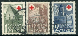 FINLAND 1931 Red Cross Set, Used.  Michel 164-66 - Usati