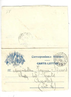 Carte Lettre  Correspondance Militaire Drapeau -  Illustré Du 28/12/1915 - Militärische Franchisemarken