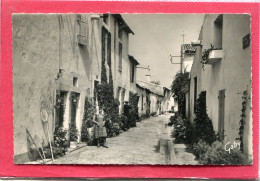 17  .ILE - DE - RE  ,  LES - PORTES  ,  La  Rue  Aux  Fleurs   -    .cpsm  9 X 14 . - Ile De Ré