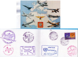 Dépliant- Cachets-  Armée De L'Air - - Military Postmarks From 1900 (out Of Wars Periods)