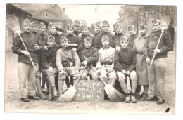 CPA - L'équipe Des Gas Du Nord En Rhenanie - Guerra 1914-18