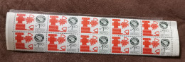 Mexico Exporta 1.90 Maquinaria Agrícola Strip 10 Stamps MNH Goma Brillante Primera - Mexique