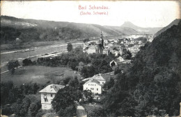 71495138 Bad Schandau Panorama Mit Schiffen Bad Schandau - Bad Schandau