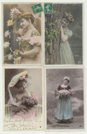 Lot De 10 Cartes Fantaisie Femmes - Photographe Signé STEBBING - 5 - 99 Postcards