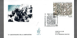 ITALIA 2015 FDC VENETIA N. 1848 70° ANNIVERSARIO DELLA LIBERAZIONE - FDC