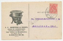 Firma Briefkaart Gorinchem 1920 - IJzerwaren  - Unclassified