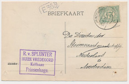 Firma Briefkaart Princenhage 1915 - Huize Vredeoord - Kolfbaan - Unclassified