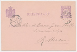 Kleinrondstempel Woudrichem 1890 - Unclassified