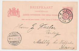 Briefkaart G. 57 A Almeloo - Duitsland 1901 - Entiers Postaux