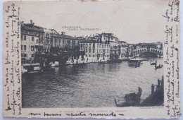 Canal Grande E Ponte Di Rialto - Pensione Casa Petrarca  - CPA 1928 - Venezia (Venice)