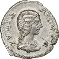 Julia Domna, Denier, 196-211, Rome, Argent, TTB+, RIC:557 - Die Severische Dynastie (193 / 235)