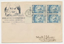 Cover / Postmark USA 1935 Byrd Antarctic Expedition II - Expediciones árticas