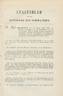 Staatsblad 1893 : Spoorlijn Sittard - Herzogenrath - Documents Historiques