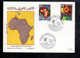 ALGERIE FDC 1978 JEUX AFRICAINS ALGER - Autres & Non Classés