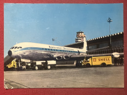 Cartolina - Aeroporto Internazionale Di Roma - Fiumicino - Jet Comet 4 - 1970 Ca - Sonstige & Ohne Zuordnung