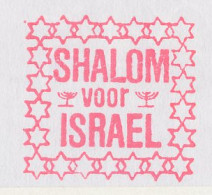 Meter Cover Netherlands 1990 Shalom For Israel - Embassy Of Israel - The Hague - Ohne Zuordnung