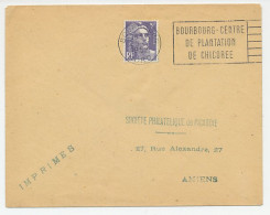 Cover / Postmark France 1952 Chicory - Planting Center - Gemüse
