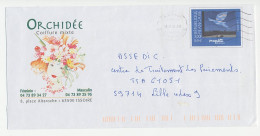 Postal Stationery / PAP France 2001 Flower - Orchid - Other & Unclassified