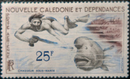 LP3039/11 - NOUVELLE CALEDONIE - POSTE AERIENNE - 1955/1962 - N°69 NEUF** - Unused Stamps