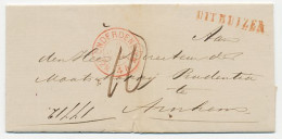 Naamstempel Uithuizen 1869 - Lettres & Documents