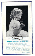 MAGDA DE BRUYNE DOCHTER FRANS & MARIE DORPELS ° KORTRIJK 1952 VERDWENEN VERMOORD MISDAAD + KORTRIJK 1962 - Devotion Images