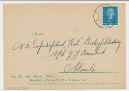 Firma Briefkaart Maassluis 1952 - Kleding - Matrassen - Dekens - Non Classés
