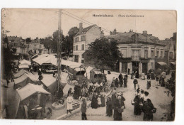 MONTRICHARD * LOIR & CHER * PLACE DU COMMERCE * BAR PARISIEN * CYCLES & AUTOMOBILES * MARCHE * Animée - Montrichard