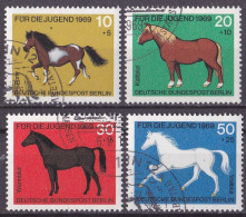 (Berlin 1969) Mi. Nr. 326-329 O/used (BER1-2) - Gebruikt