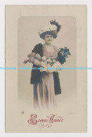 C020249 Bonne Annee. Woman Portrait. 1909 - Monde