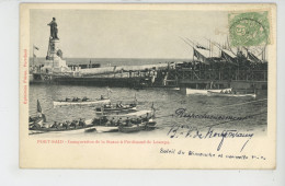 AFRIQUE - EGYPTE - PORT SAÏD - Inauguration De La Statue De Ferdinand De Lesseps - Puerto Saíd