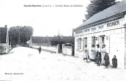 37 - SAINT-MARTIN - Arrivée Route De Châtillon - Autres & Non Classés