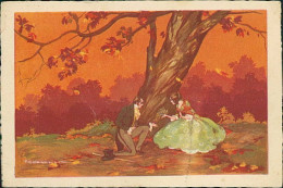 CORBELLA SIGNED 1920s POSTCARD - COUPLE - EDIT DEGAMI 869 (5789) - Corbella, T.