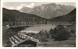 71494025 Mittenwald Bayern Ferchensee Gegen Karwendelgebirge Mittenwald - Mittenwald