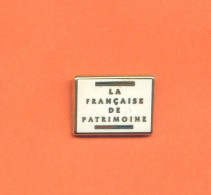 Rare Pins La Francaise De Patrimoine Zamac Decat Paris D658 - Games