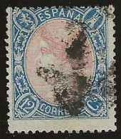 Espagne      .  Y&T   .   74       .   1865     .     O   .     Oblitéré - Oblitérés