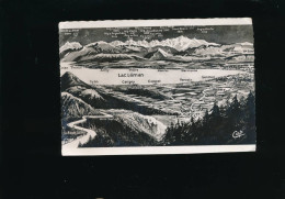 CP - SUISSE - Switzerland - Le Lac Leman  Carte Topographique - Other & Unclassified