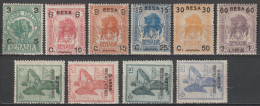 1922 - SOMALIA - ANNEE COMPLETE ! YVERT N°24/33 * MH - COTE = 158 EUR. - Somalia