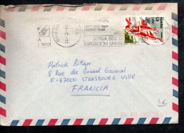 ESPAGNE SEUL SUR LETTRE POUR LA FRANCE 1988 - Lettres & Documents