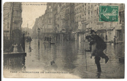 75 Paris - 75010 - Inondation De Janvier - Fevrier 1910 - Le Faubourg Saint Antoine - Distrito: 10