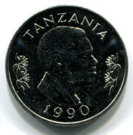 1 SHILLING 1990 TANZANIE TANZANIA UNC President Mwinyi Torch Pièce #W11264.F.A - Tanzania