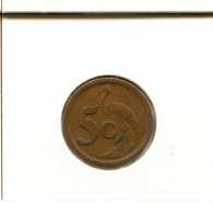 5 CENTS 1990 SOUTH AFRICA Coin #AT130.U.A - Afrique Du Sud