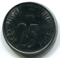 25 PAISE 1999 INDIEN INDIA UNC Münze #W11392.D.A - Inde