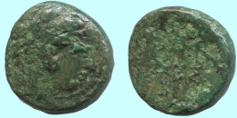 GENUINE ANTIKE GRIECHISCHE Münze 5.6g/19mm #AF924.12.D.A - Greek